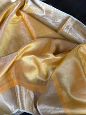Tissue Silk - Golden Yellow Gicha Palla