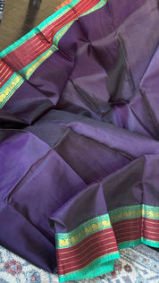 Pure Silk Kanjivaram - Purple Maroon