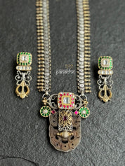 Earring 925 Silver- Statement Kundan