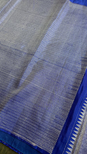 Pure Silk Kanjivaram - Purple Blue
