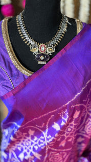 Pure Silk Ikat - Purple Pochampally