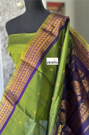 Gadwal SICO - Henna Green Purple