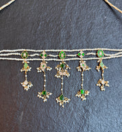 Fusion Choker 925 Silver - Pearl Kundan