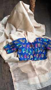 Linen Silk Borderless - Light Peach Dust