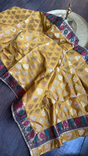 Designer Soft Silk - Golden Ochre Yellow