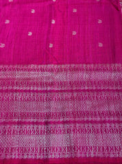 Pure Matka Silk - Magenta Pink Woven
