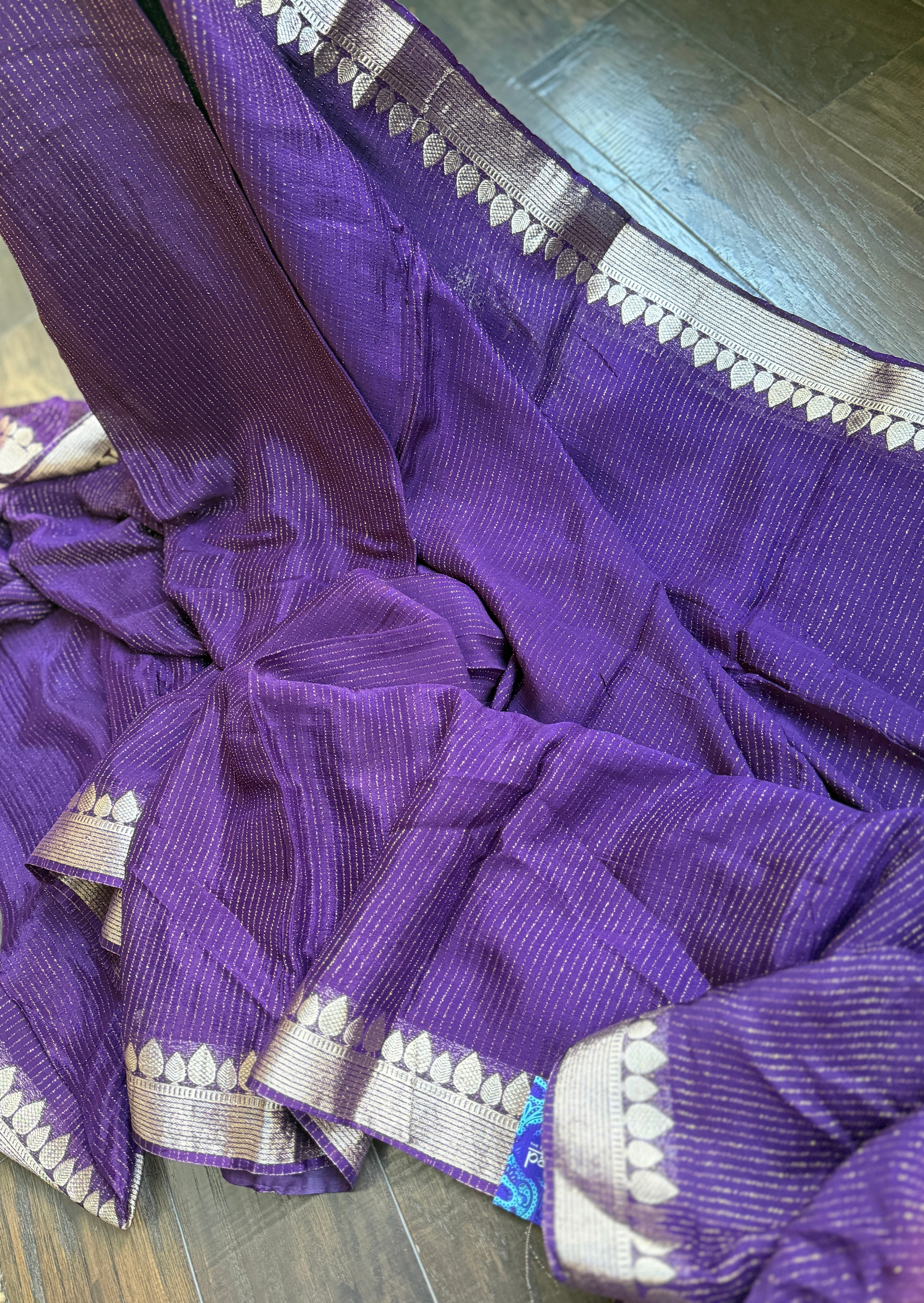 Designer Georgette - Purple