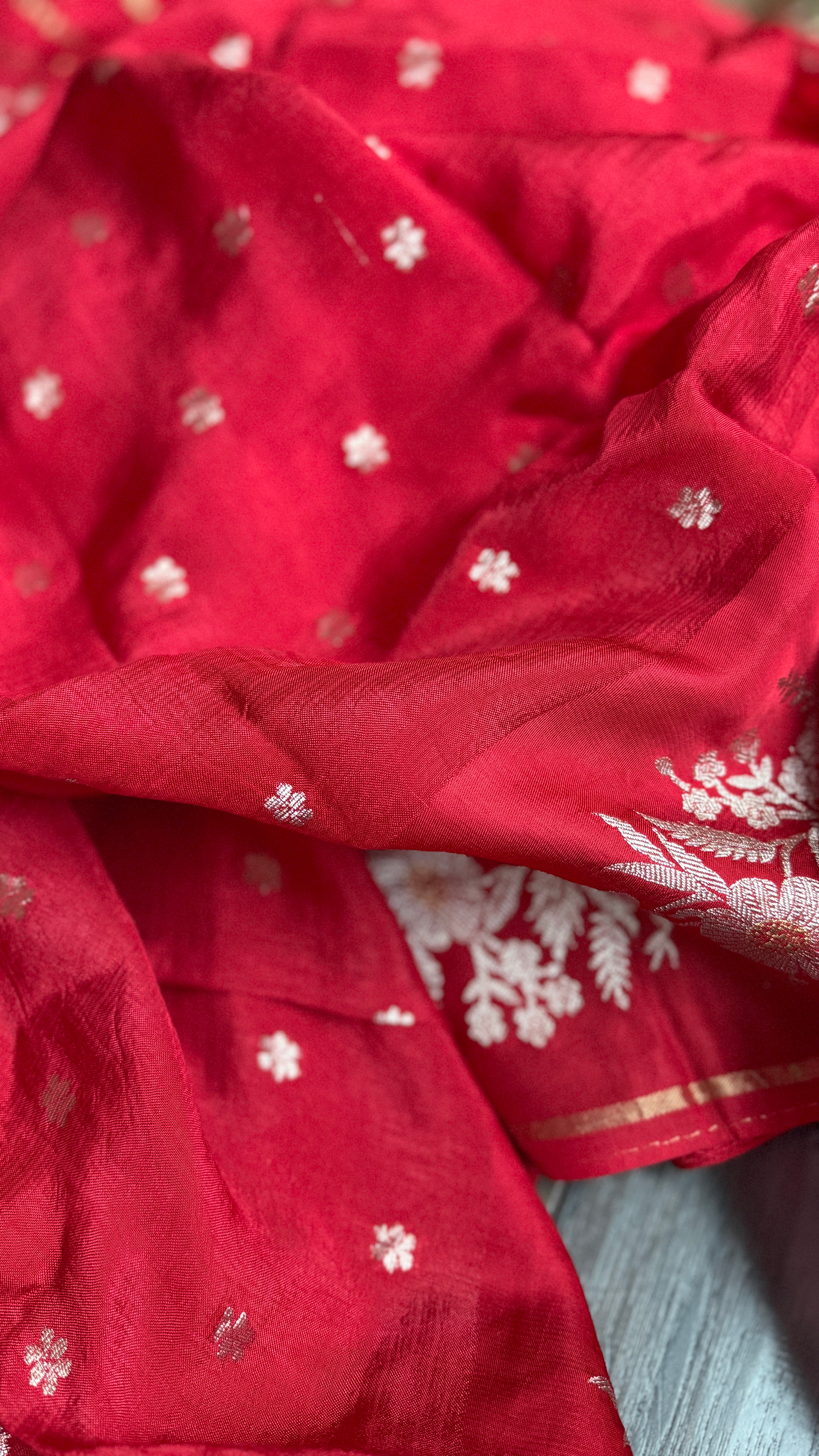 Kota Silk Banarasi - Red