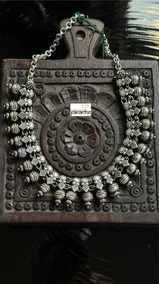 Jewelry Necklace - German Silver Double Sided