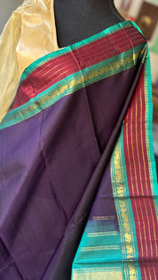 Pure Silk Kanjivaram - Purple Maroon