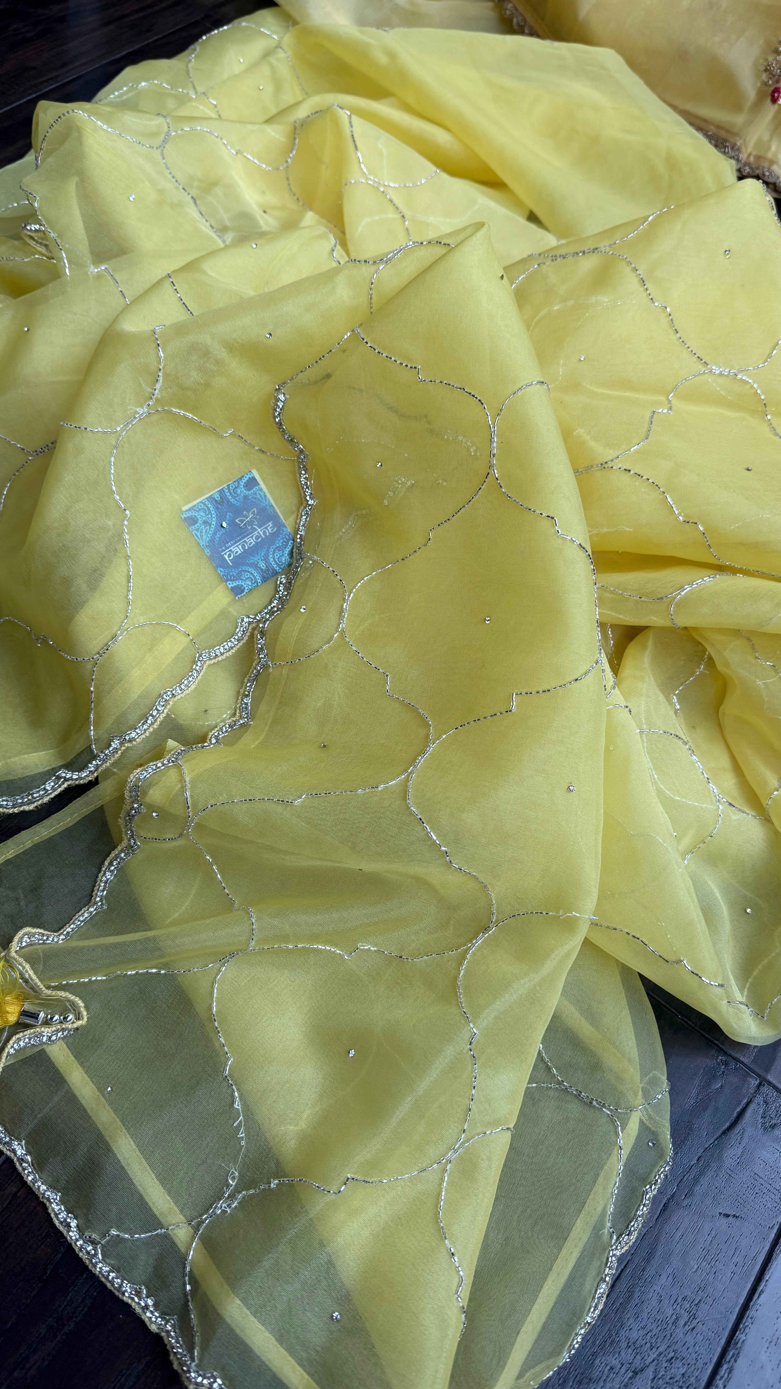 Designer Organza - Yellow