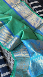 Pure SICO Gadwal - Light Green Firozi