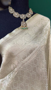 Moissanite 925 Pure Silver Set - Antique tone