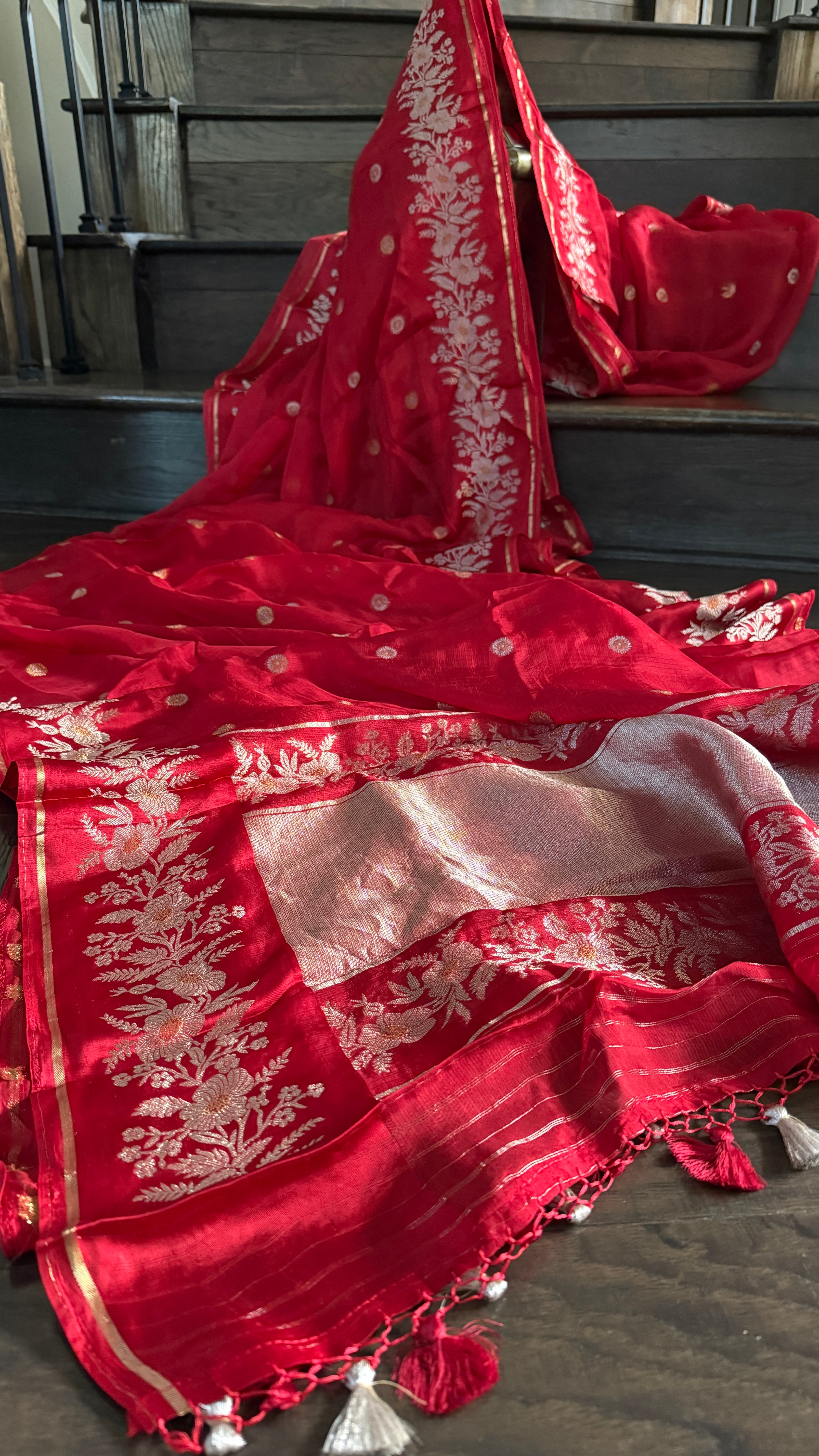 Kota Silk Banarasi - Red