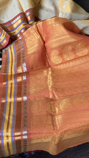 Gadwal SICO - Light Peach Yellow