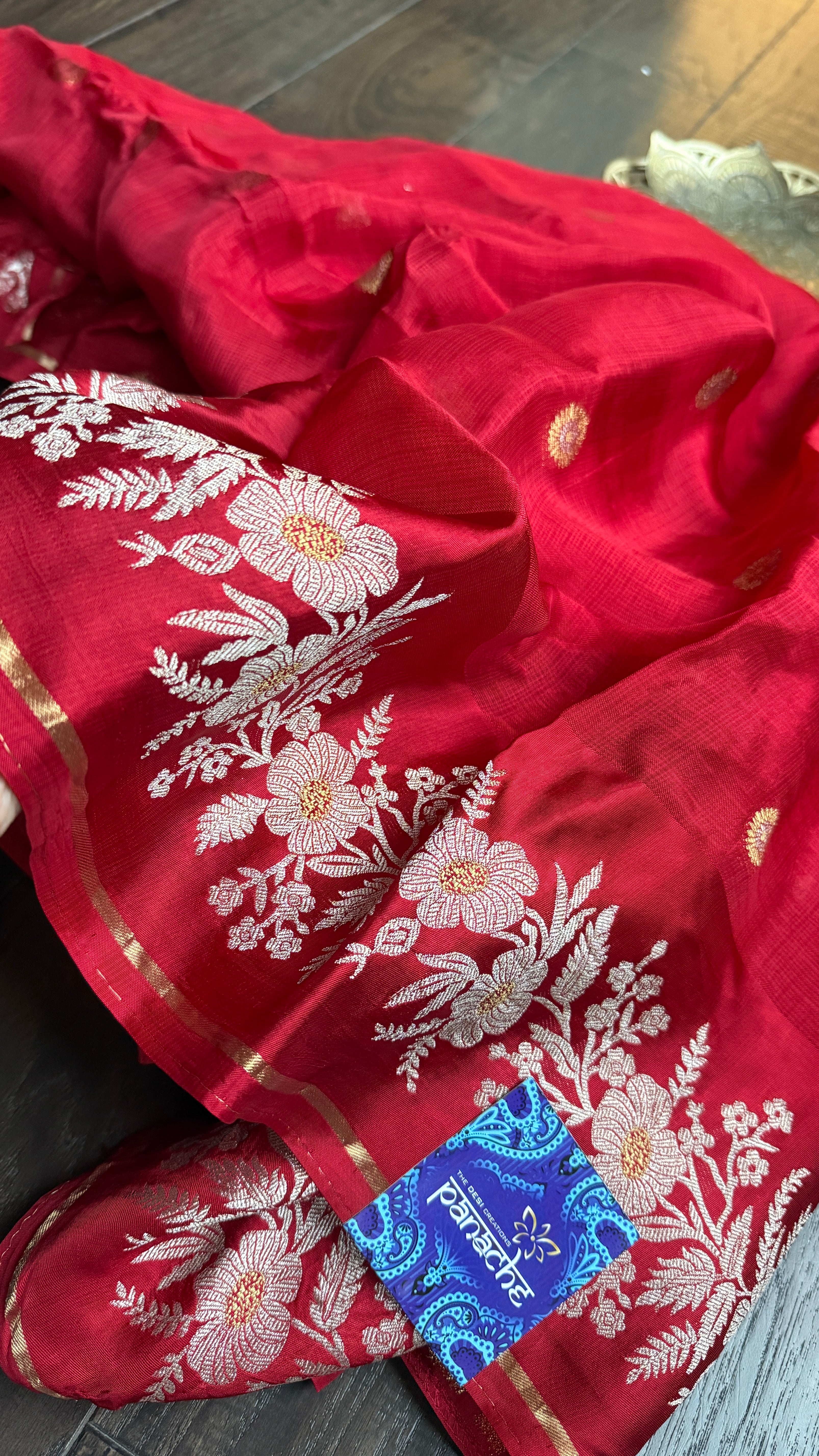 Kota Silk Banarasi - Red