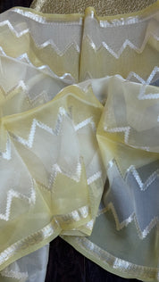 Organza Silk Banarsi - Yellow