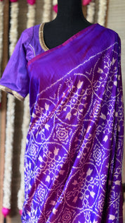 Pure Silk Ikat - Purple Pochampally