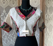 Designer Blouse - Beige Hakoba