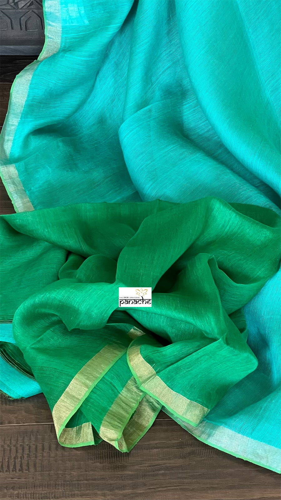 Pure Matka Silk - Sea Green