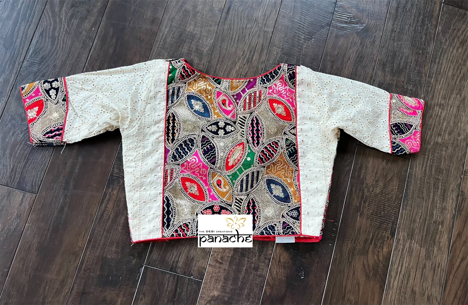 Designer Blouse - Beige Hakoba