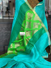 Pure Matka Silk - Sea Green