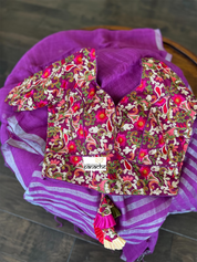 Designer Blouse - Magenta Purple