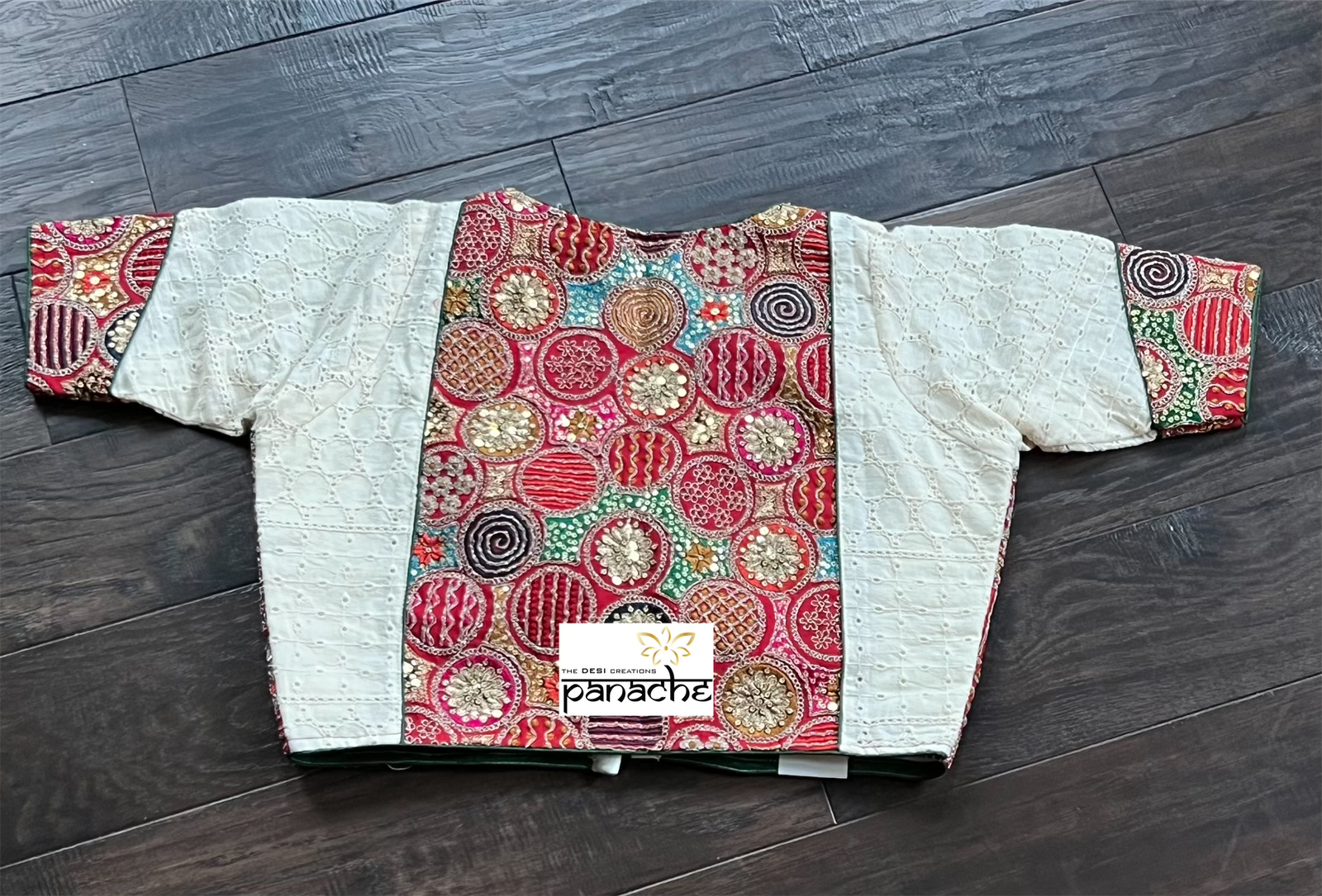 Designer Blouse - Beige Hakoba