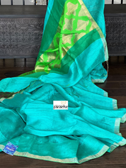 Pure Matka Silk - Sea Green