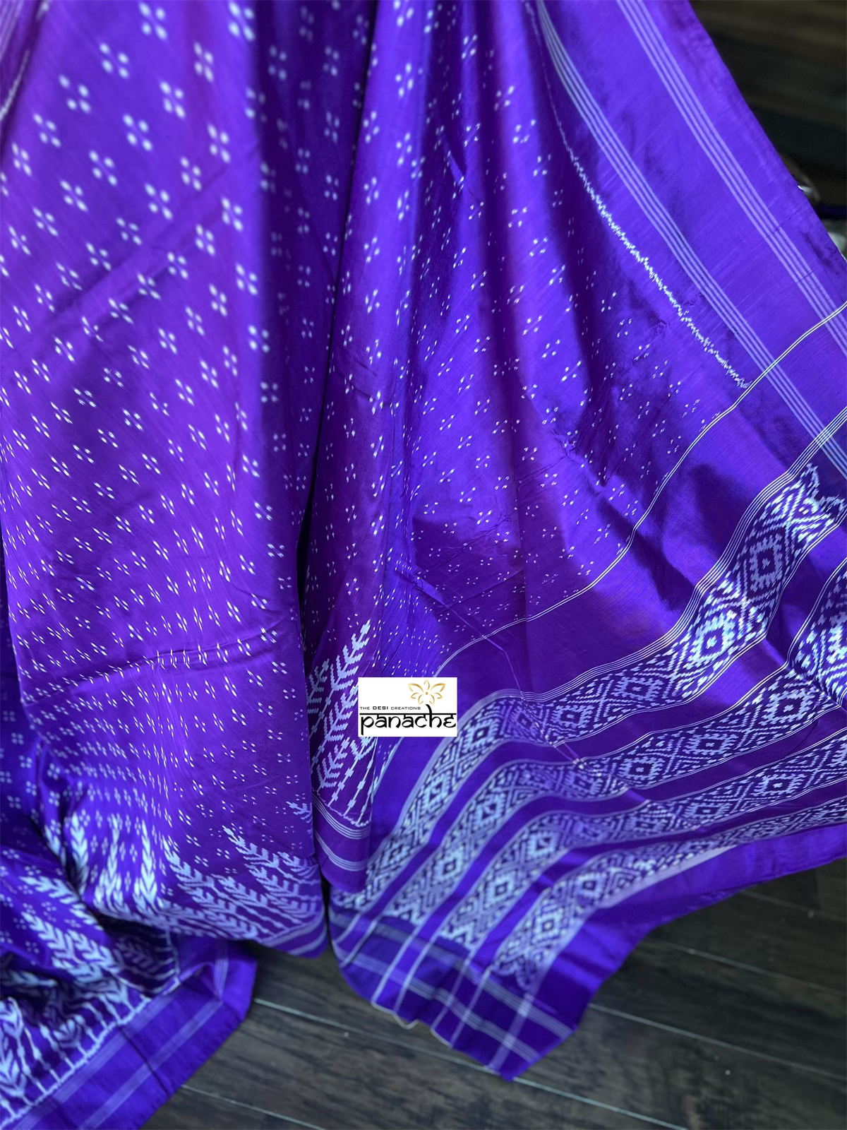 Pure Silk Ikat - Purple Pochampally