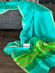 Pure Matka Silk - Sea Green