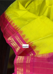 Gadwal Sico- Lime Green Magenta