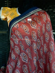 Designer Blouse - Bright Yellow Diamond Motif