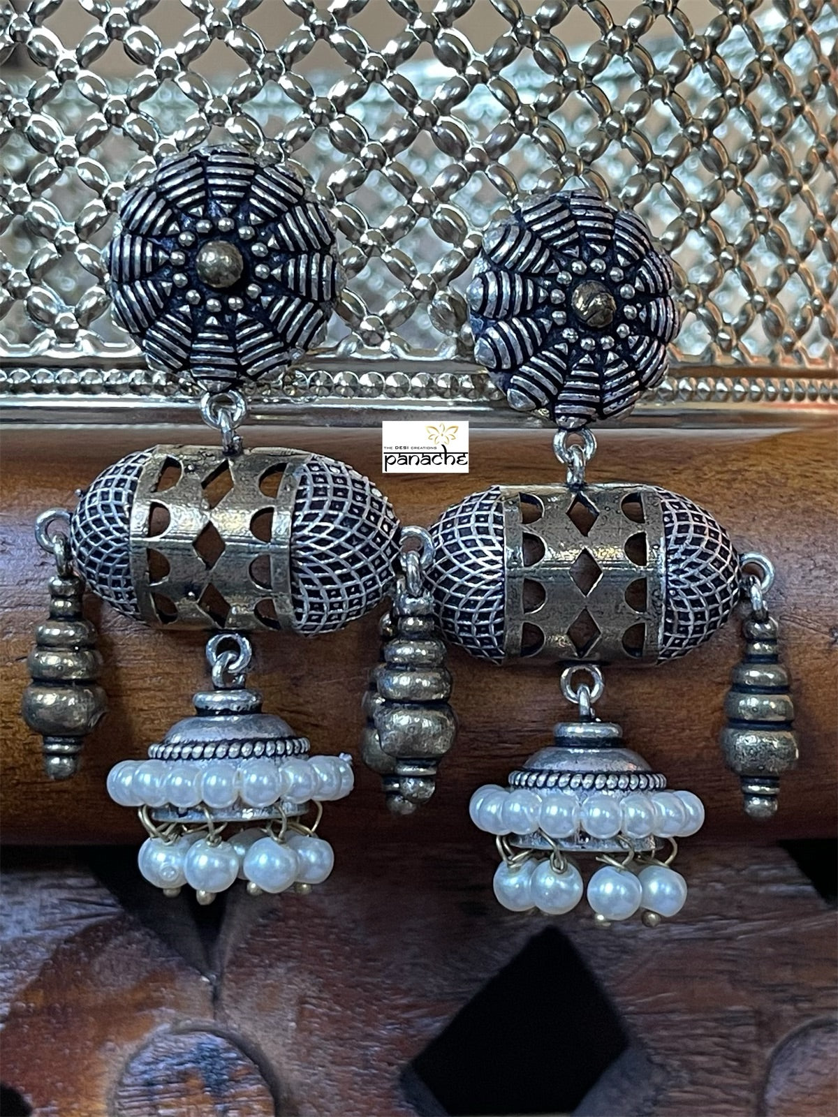 Jewelry Earring - Dual tone dangler