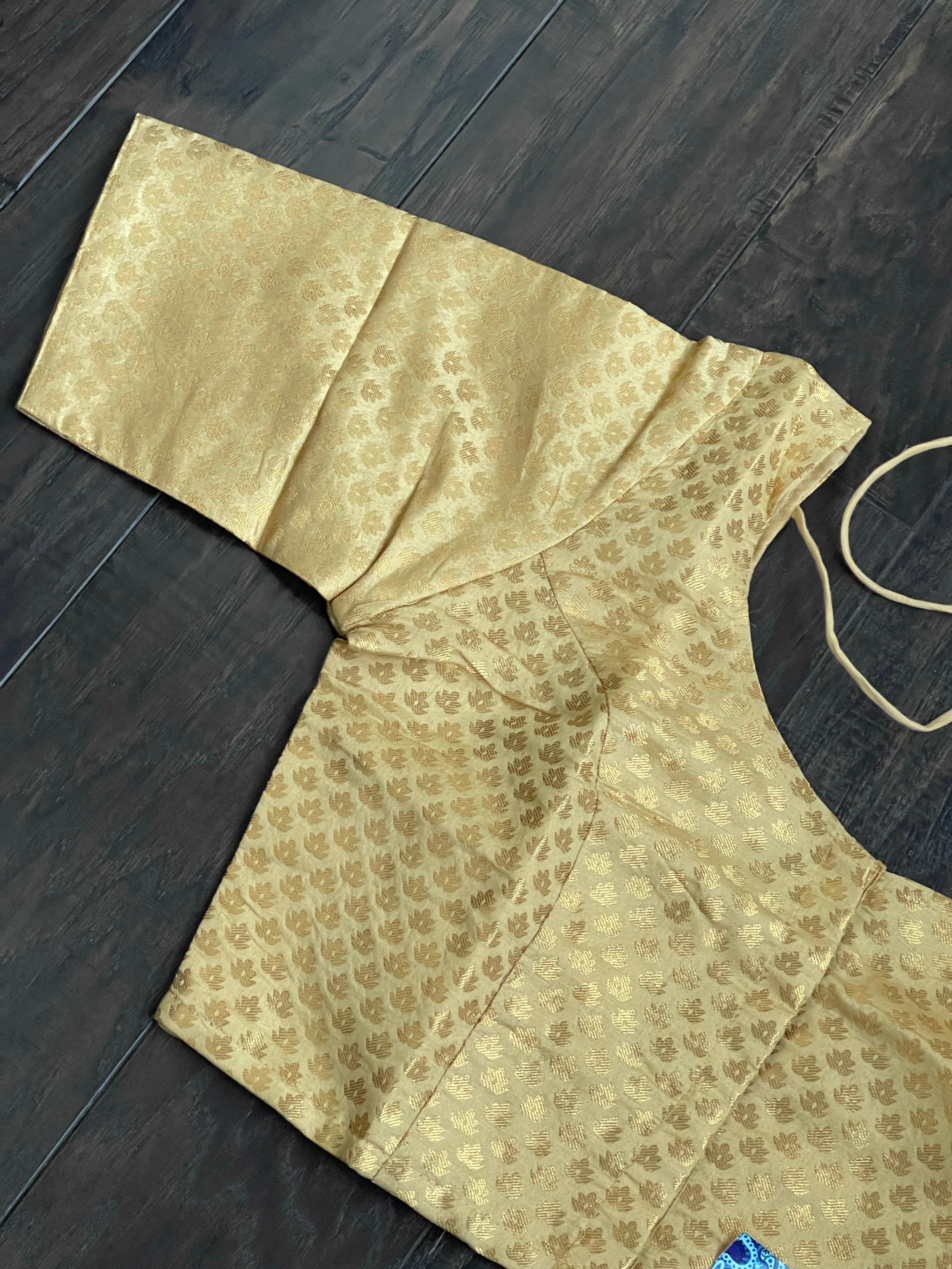 Designer Blouse - Golden