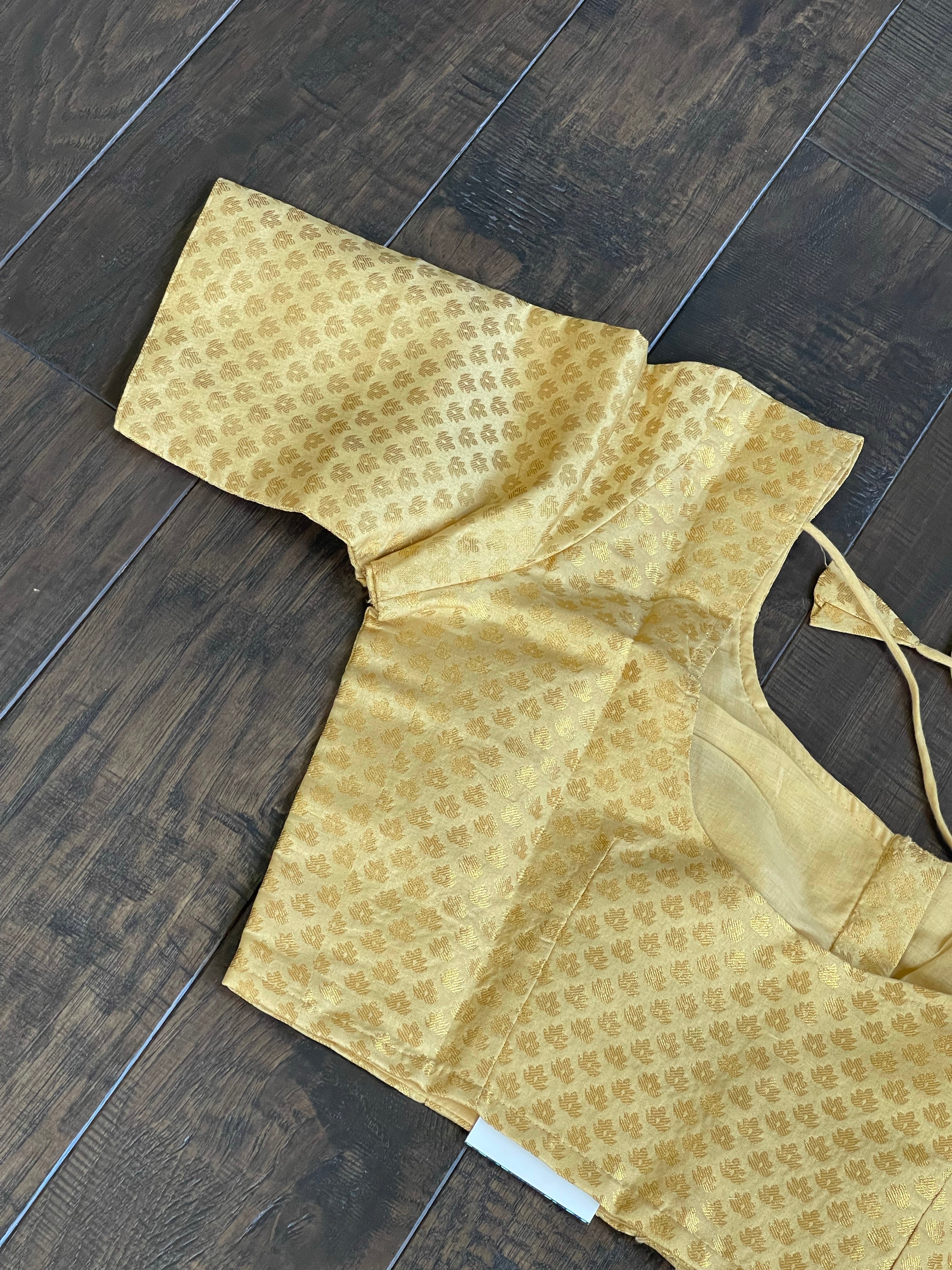 Designer Blouse - Golden