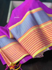 Cotton Silk - Magenta Yellow