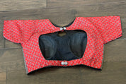 Designer Blouse - Black Red Grey