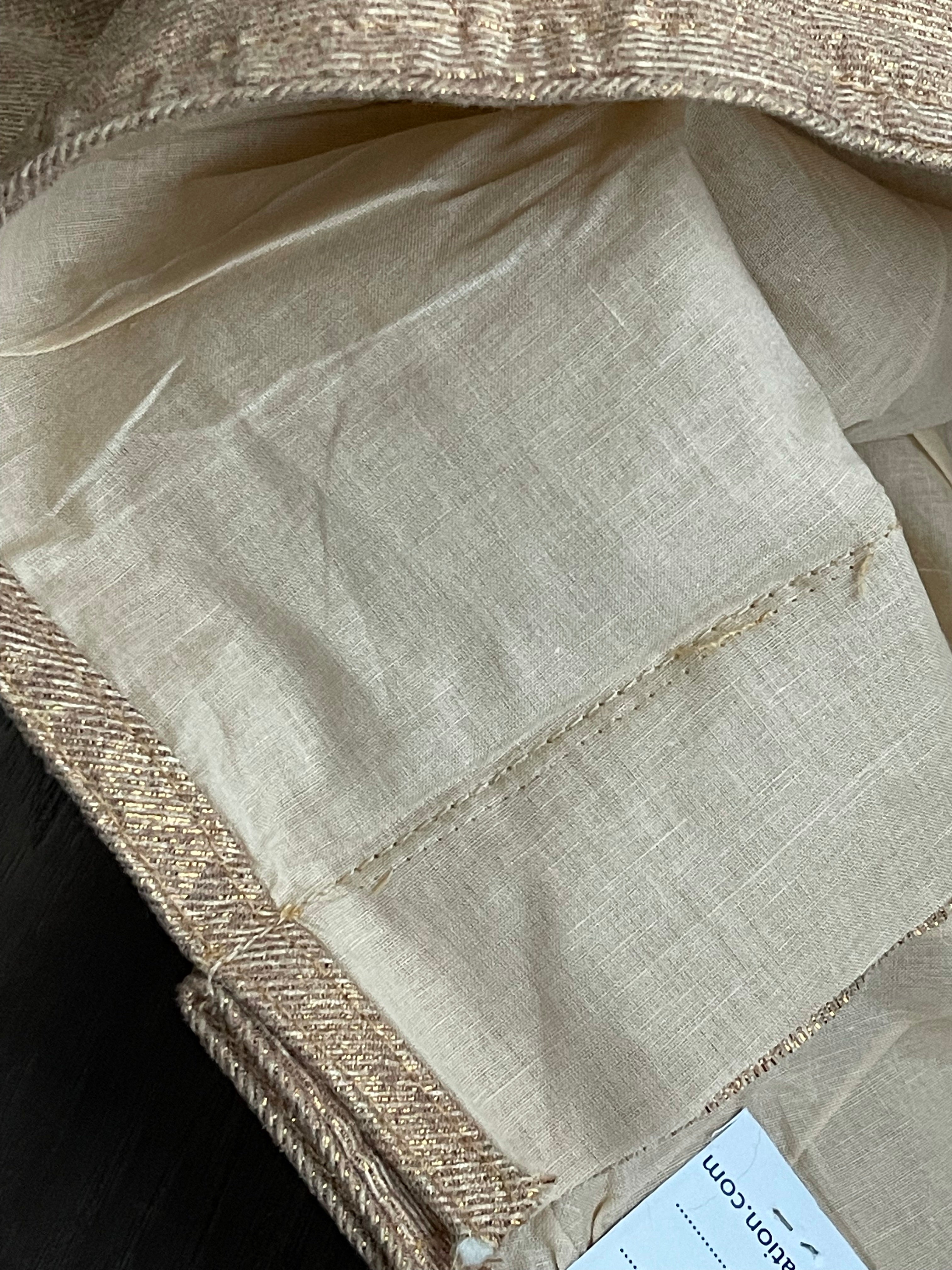 Designer Blouse - Golden Beige
