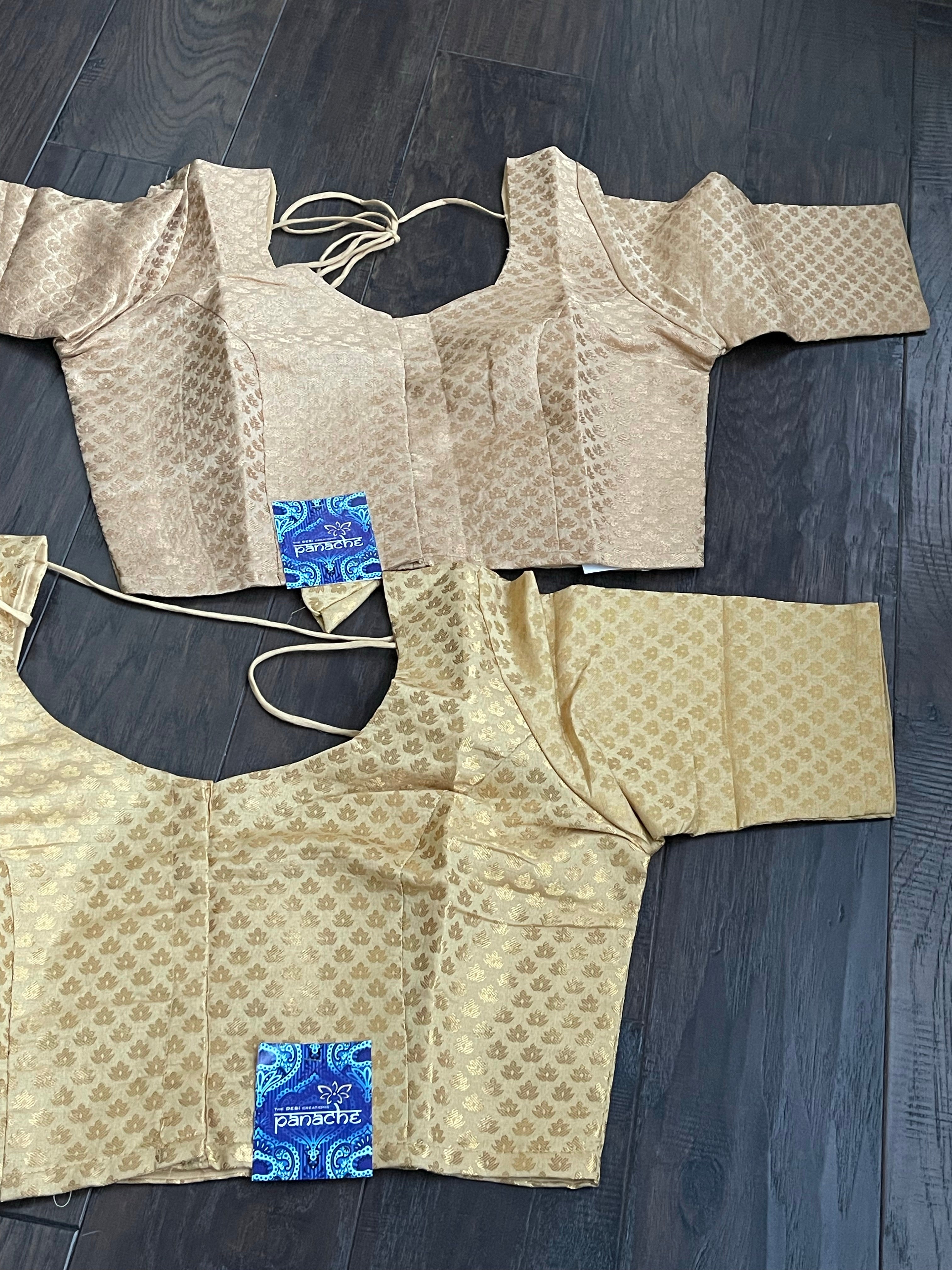 Designer Blouse - Golden