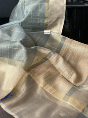 Tassur by Tissue Silk Banarasi - Grey Golden