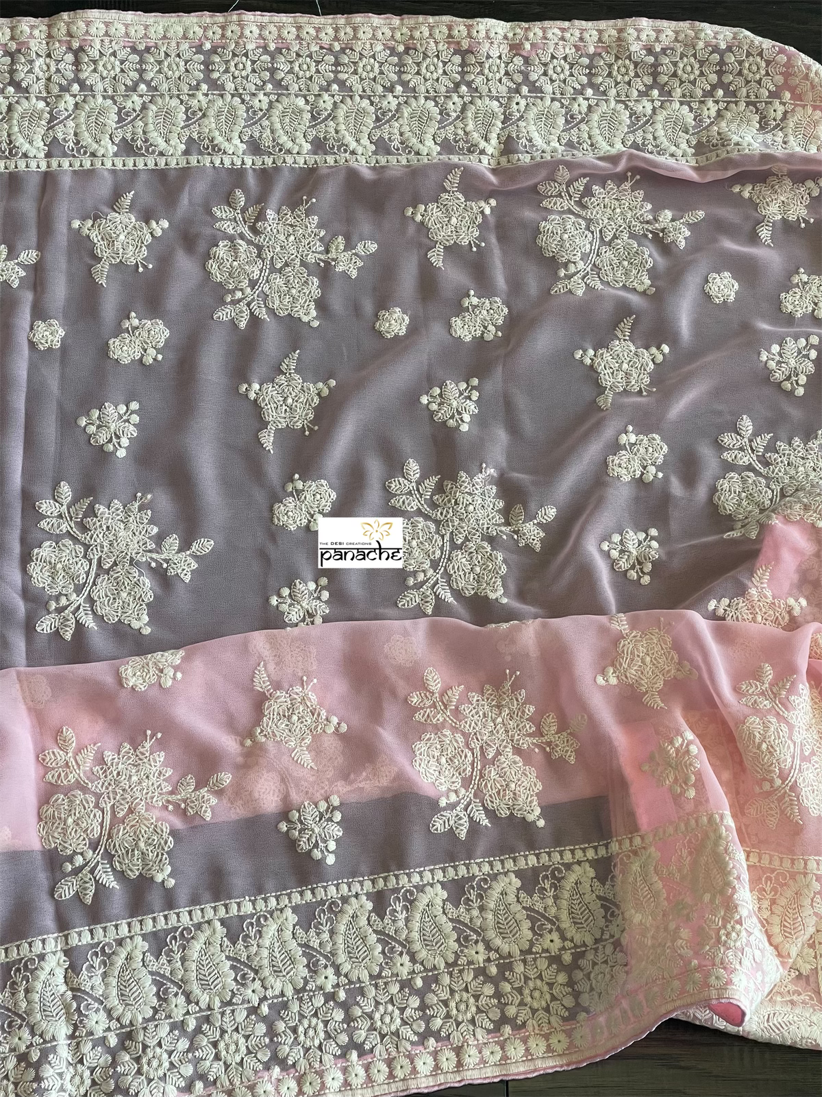 Designer Georgette - Pink
