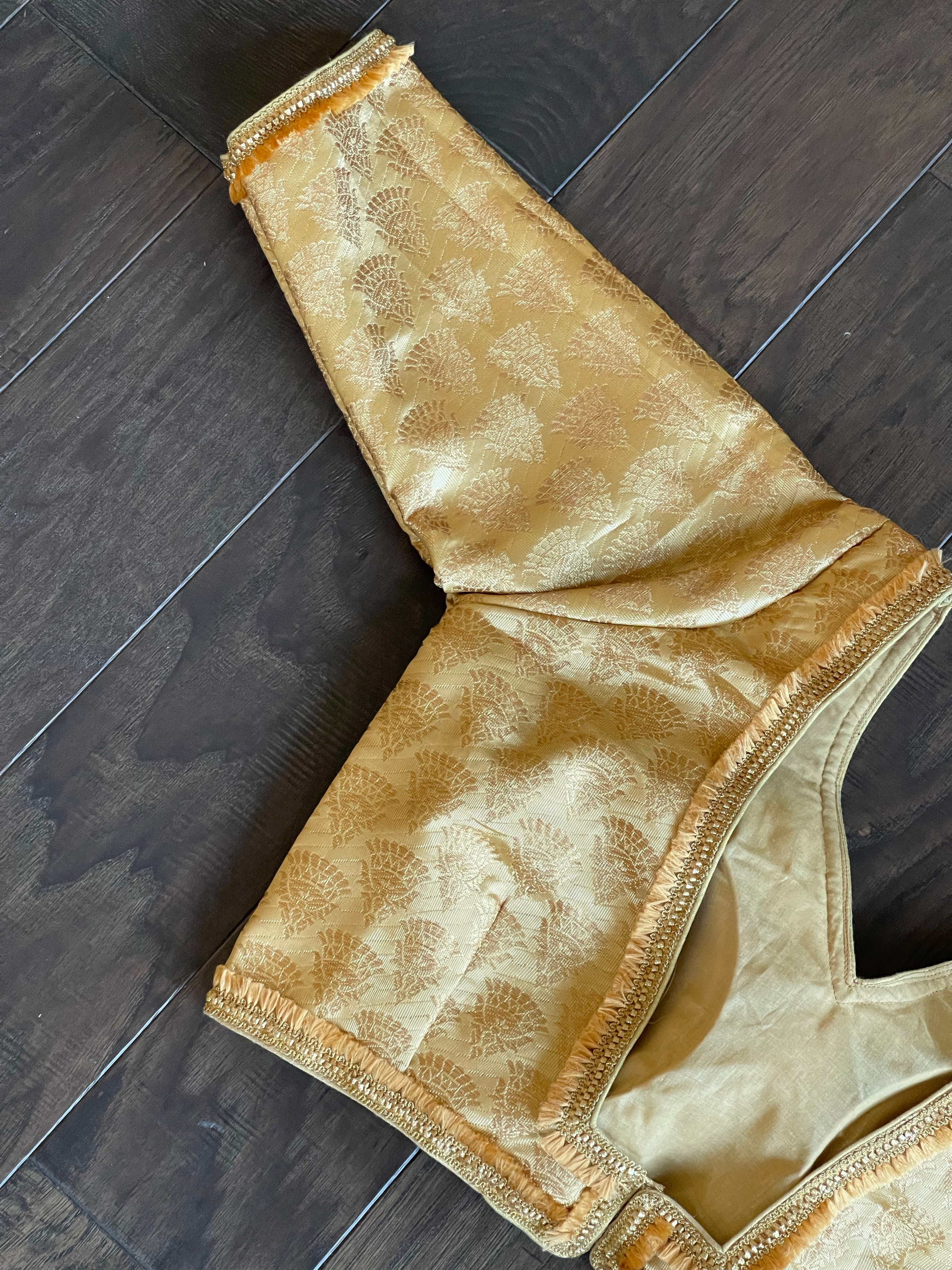 Designer Blouse - Gold Color