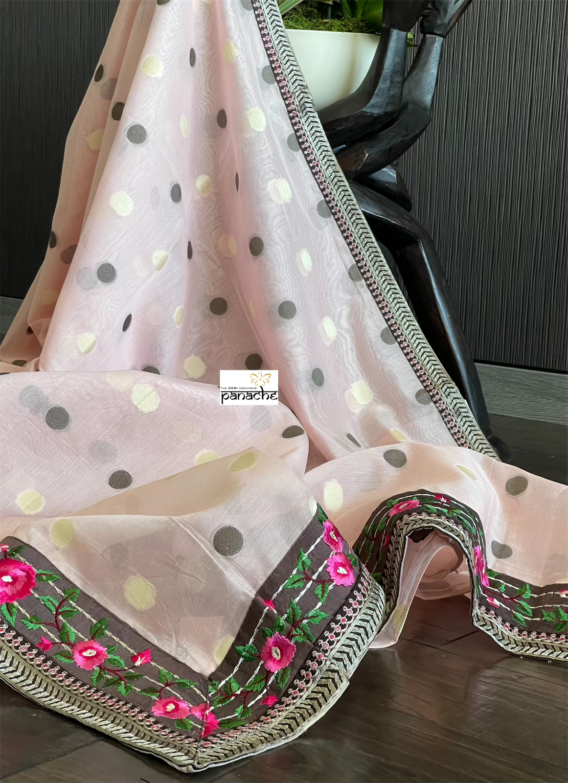 Designer Cotton Silk - Light Pink Brown