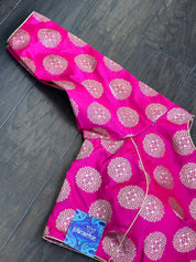 Designer Blouse - Magenta Pink