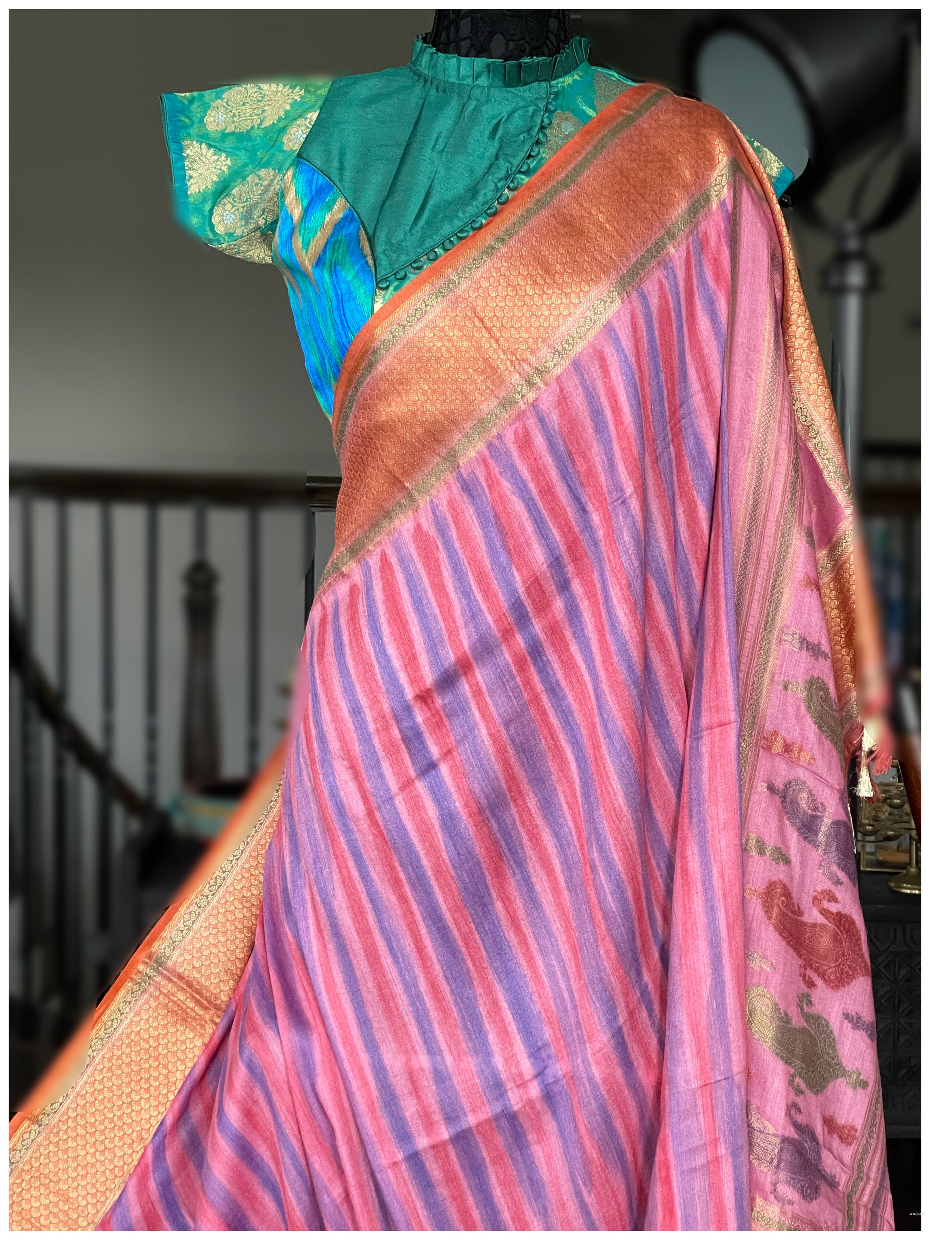 Designer Blouse - Sea Green