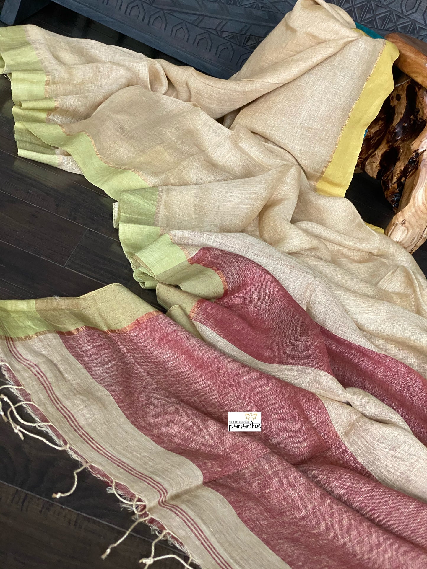 Linen Handloom - Wheat color