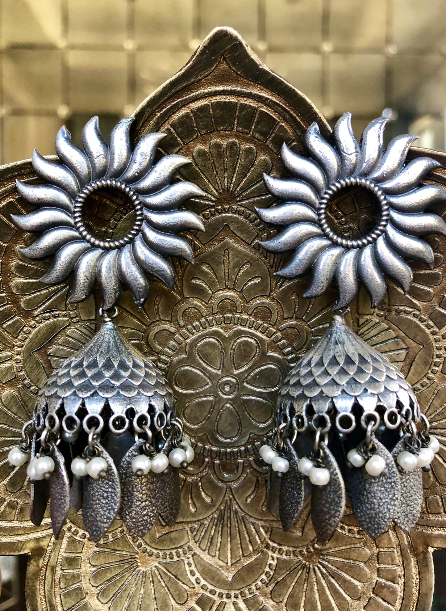 Jewelry Earring - Jhumka Sunflower