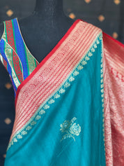 Designer Blouse - Multi Color Resham Woven