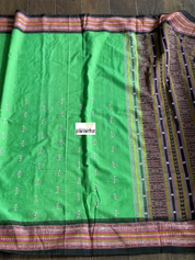 Pure Cotton Bomkai - Green Black